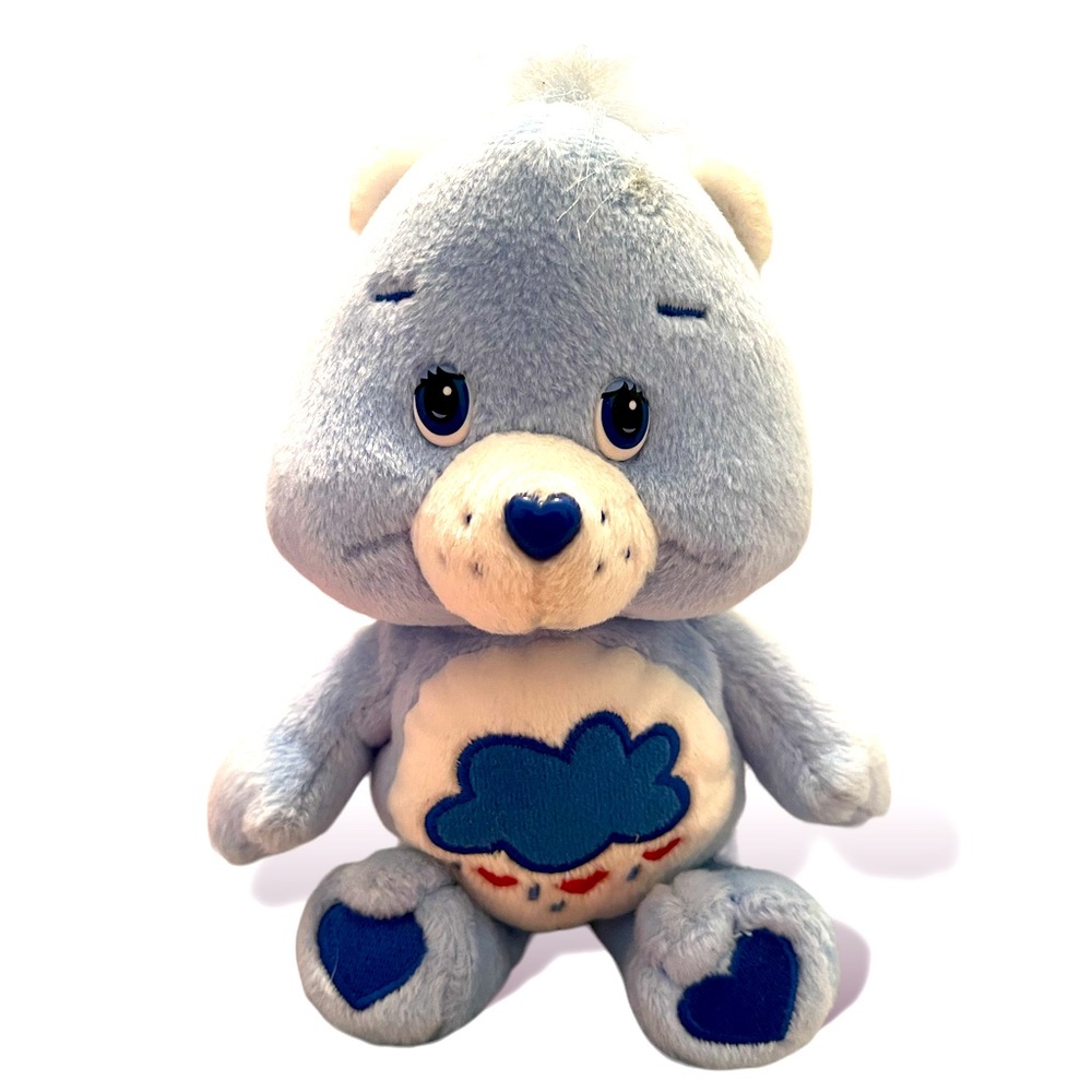 ⛈ Care Bear Grumpy Bear 2002 20th Anniversary Blue Raincloud